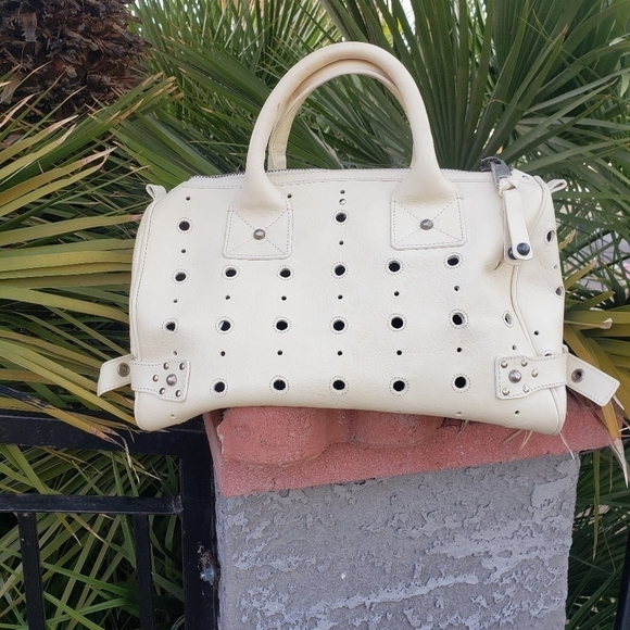Marc Jacobs Pale Yellow Leather‎ Bridgette Satchel Bag - Picture 4 of 14